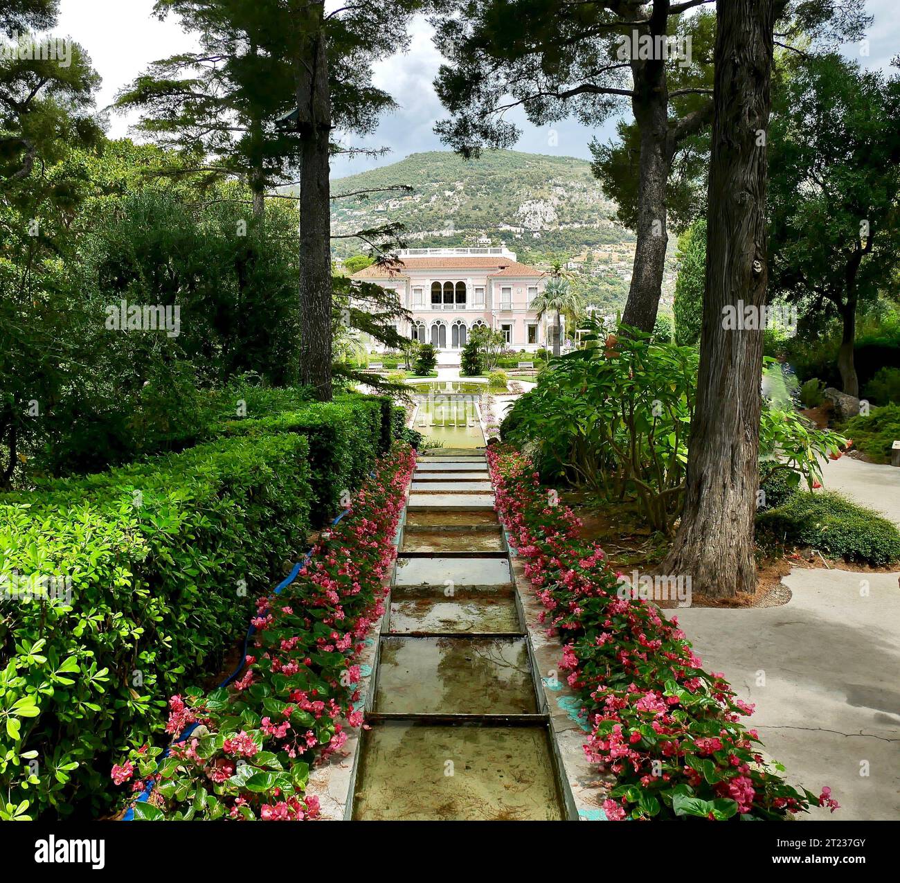 Villa Ephrussi de Rothschild, Cap Ferrat, Provenza, Francia Foto Stock
