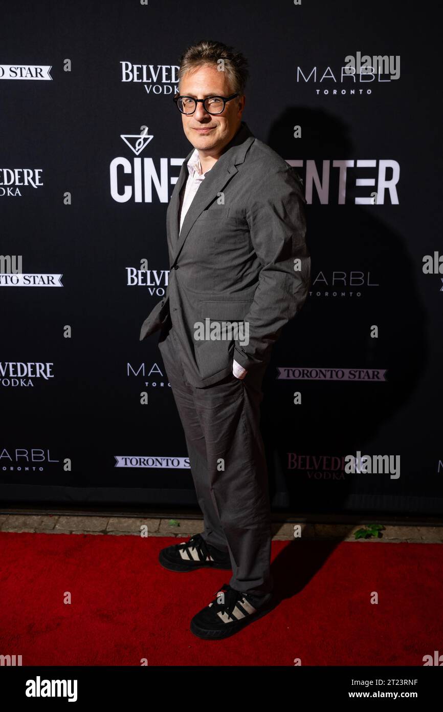 Il cast di 'The Critic' prima festa al Cinema Center di Marbl Toronto con: Patrick Marber Where: Toronto, Canada When: 11 Set 2023 Credit: Lu Chau/WENN Foto Stock