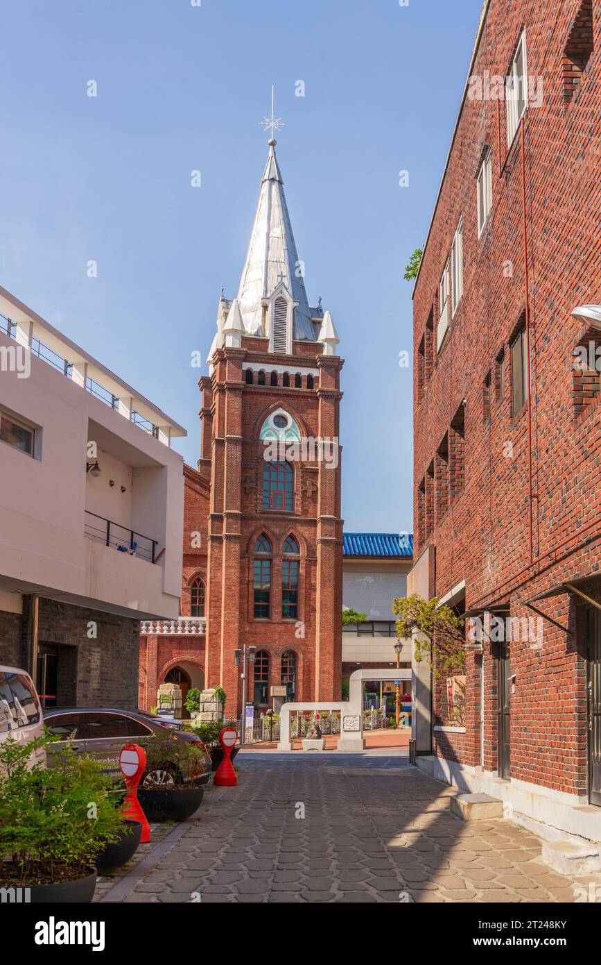 Magnifica bellezza dell'architettura delle chiese, Daegu, Corea del Sud Foto Stock