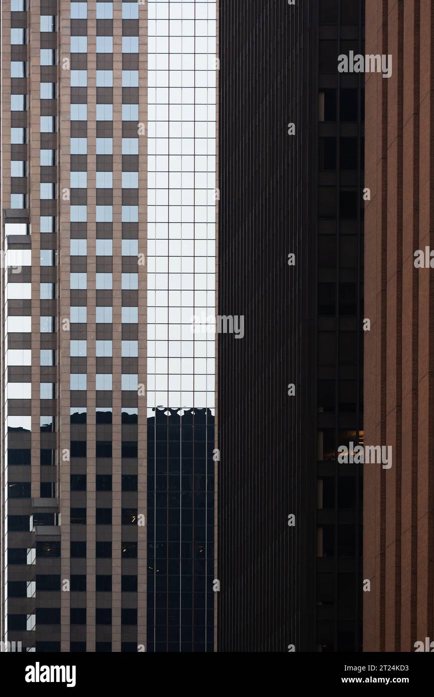 Architettura moderna nel centro di Chicago. Foto Stock