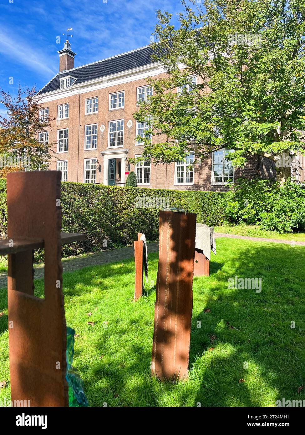 Amsterdam, Paesi Bassi. 21 settembre 2023. I giardini dell'ex Hermitage di Amsterdam. Foto di alta qualità Foto Stock
