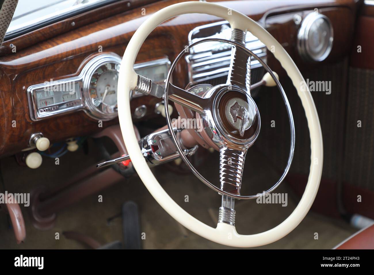 auto classica di plymouth Foto Stock
