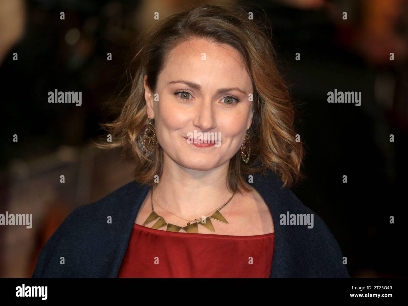 Anna Madeley partecipa alla prima mondiale "The Mercy" al Curzon Mayfair di Londra, Inghilterra. Foto Stock