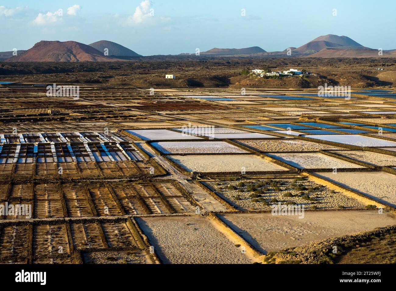 Spagna, Lnzarote: Janubio salina Foto Stock