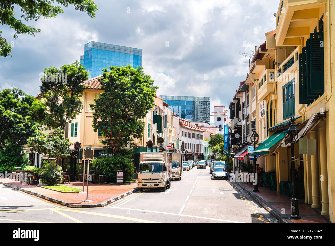 Attrazioni del centro di Singapore Foto Stock