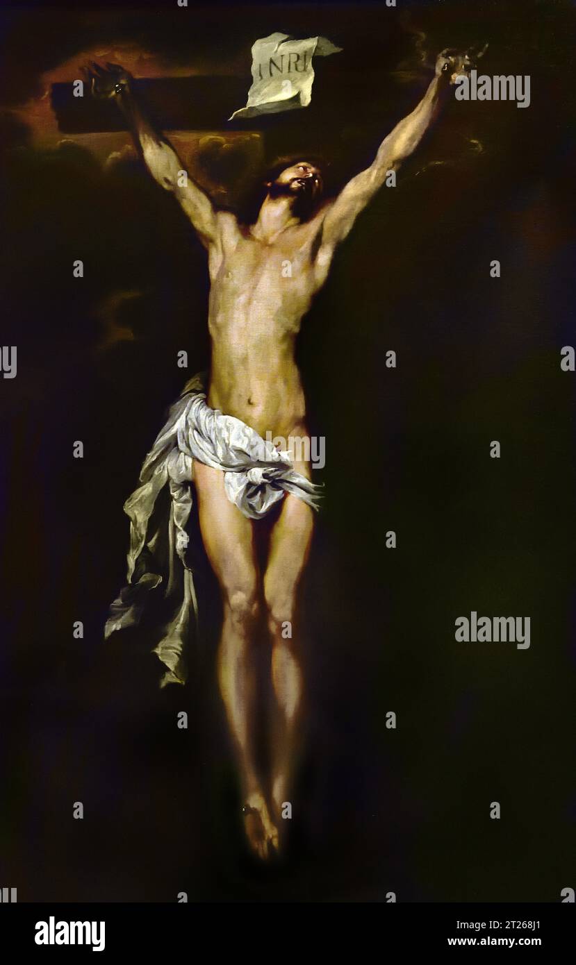 Christ on the Cross 1625 di Anton van Dyck 1599-1641 fiammingo Belgio belga, Museum, Italia, Anthony,Antoon , Foto Stock