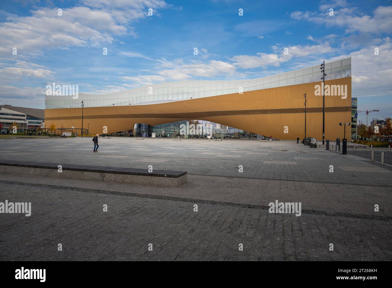 Biblioteca Centrale di Helsinki Oodi, Finlandia Foto Stock