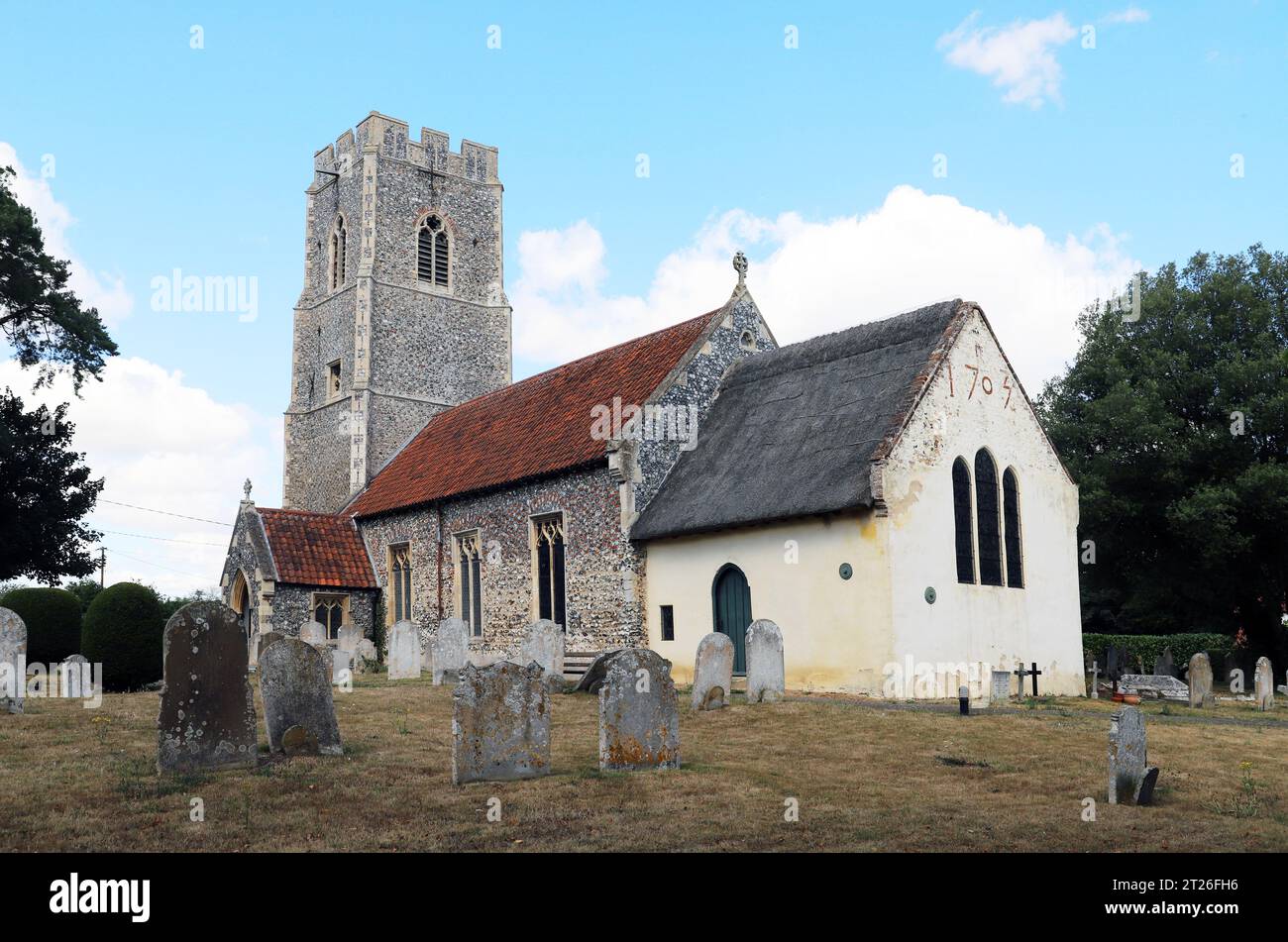 All Saint's Church, Horsford, Norfolk Foto Stock