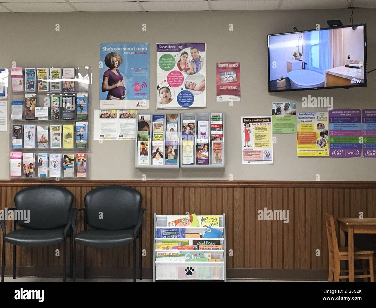 CHD, County Health Department for flu shots, Co-vid Vaccines e tutti i problemi di salute!! Foto Stock