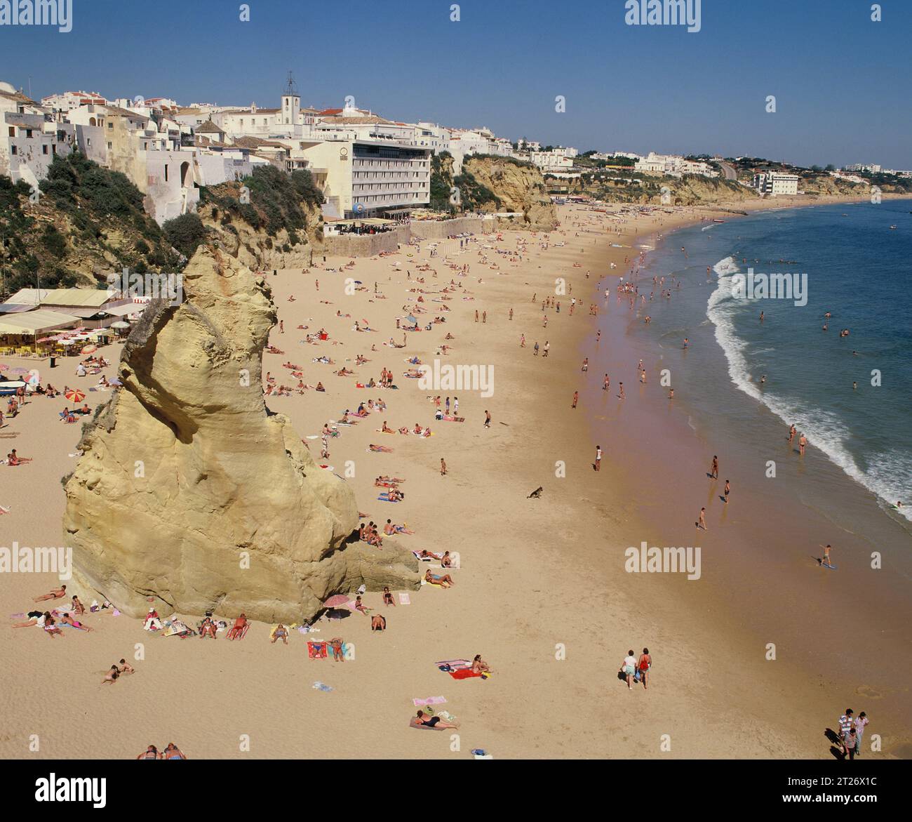 Portogallo. Algarve. Albufeira. Praia dos Pescadores (Spiaggia dei pescatori). Foto Stock