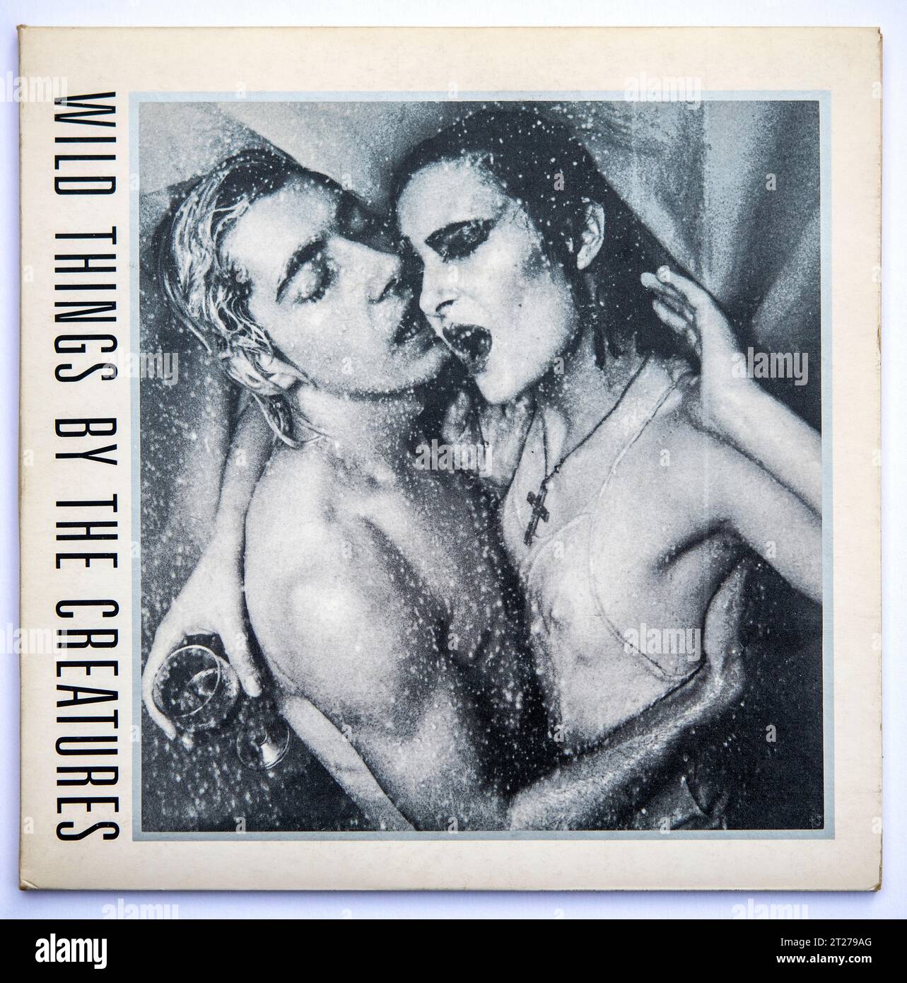 Copertina della versione single da sette pollici di Wild Things by the Creatures, pubblicata nel 1981 Foto Stock