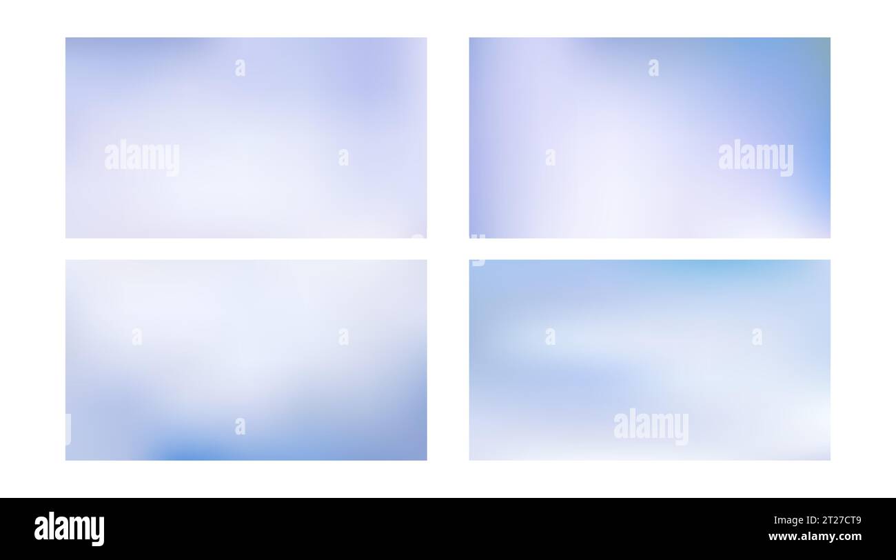 Insieme di sfondi invernali astratti. Illustrazione Vettoriale