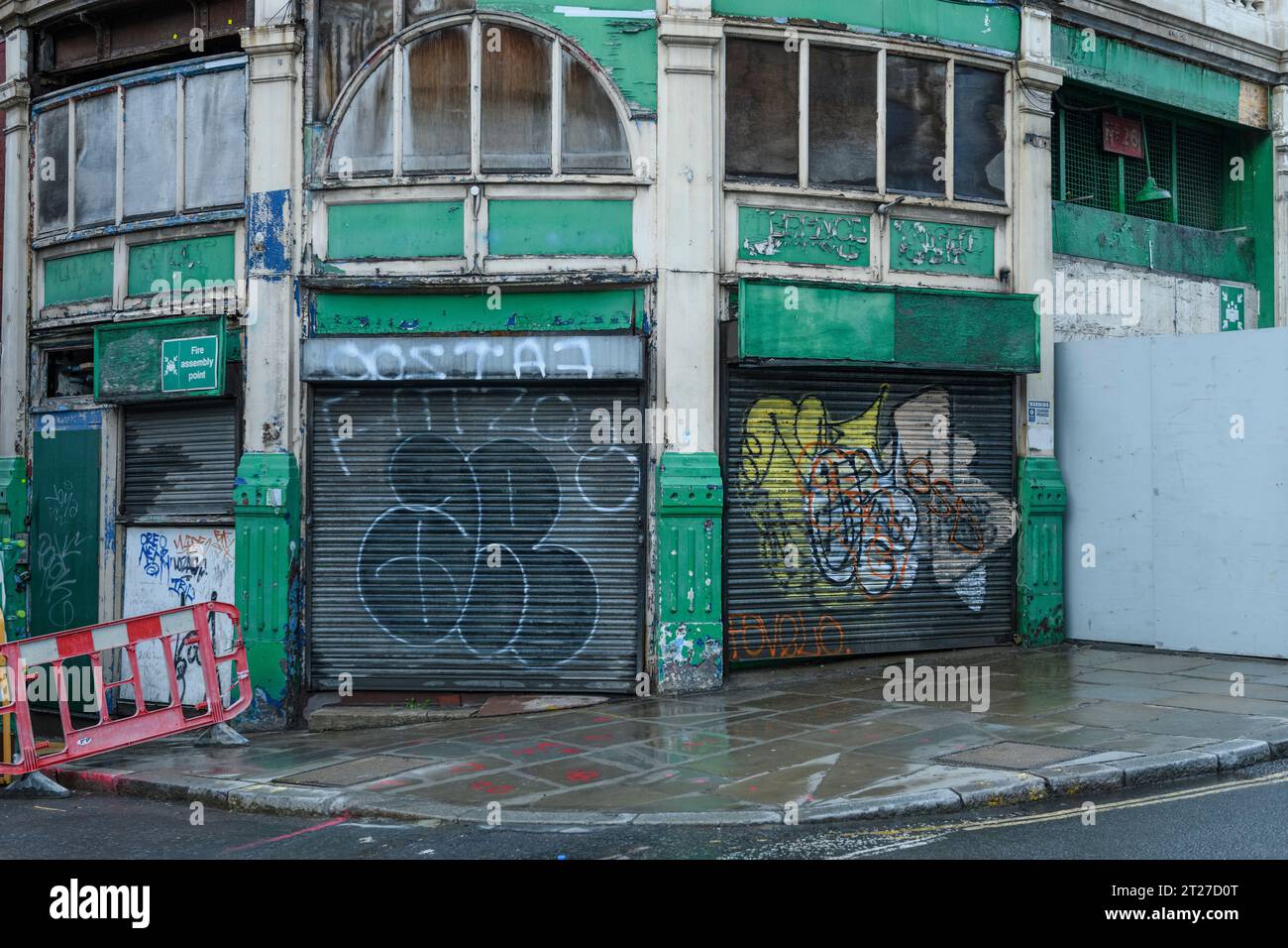Il General Market Smithfield, chiuso, diventerà la nuova sede del Museum of London. General Market, Smithfield, Londra, Regno Unito. 6 novembre 2 Foto Stock