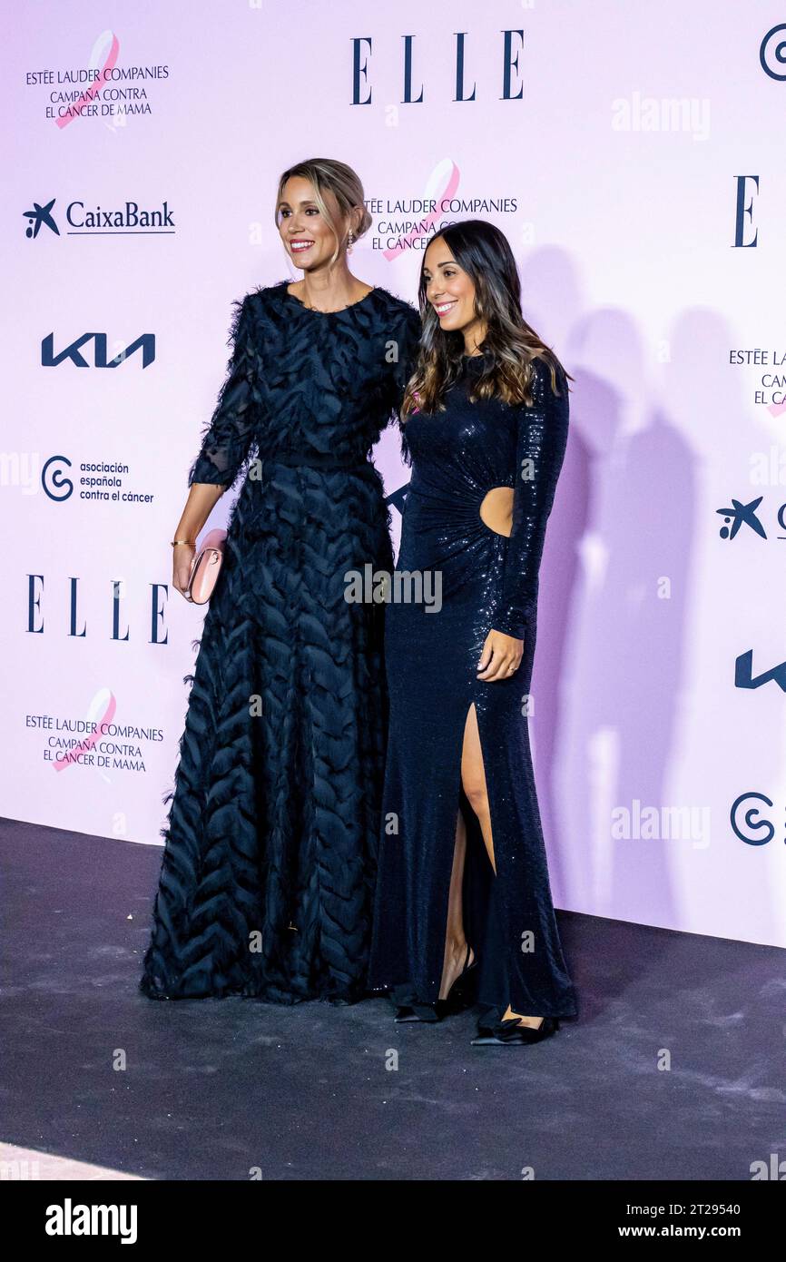 Madrid, Spagna. 17 ottobre 2023. Maria Isabel Nadal al photocall per il Gala della sfera del cancro di Elle a Madrid martedì 17 ottobre 2023. Credito: CORDON PRESS/Alamy Live News Foto Stock