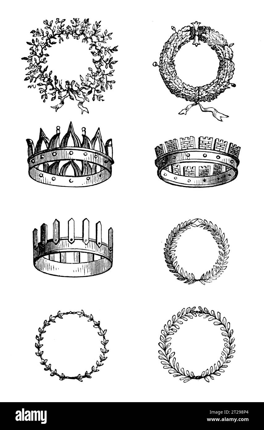 Illustrazione restaurata digitalmente da "The Condensed American Encyclopedia", pubblicata nel XIX secolo. Foto Stock