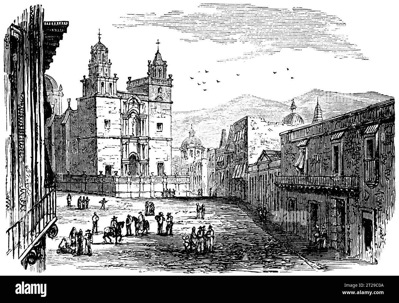 Restaurato digitalmente da "The Condensed American Encyclopedia" pubblicato nel 1882. Foto Stock