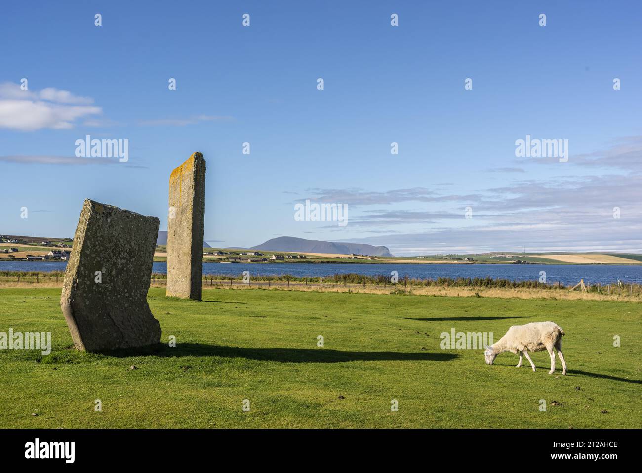 Stenness, Mainland, Isole Orcadi, Scozia, Regno Unito Foto Stock