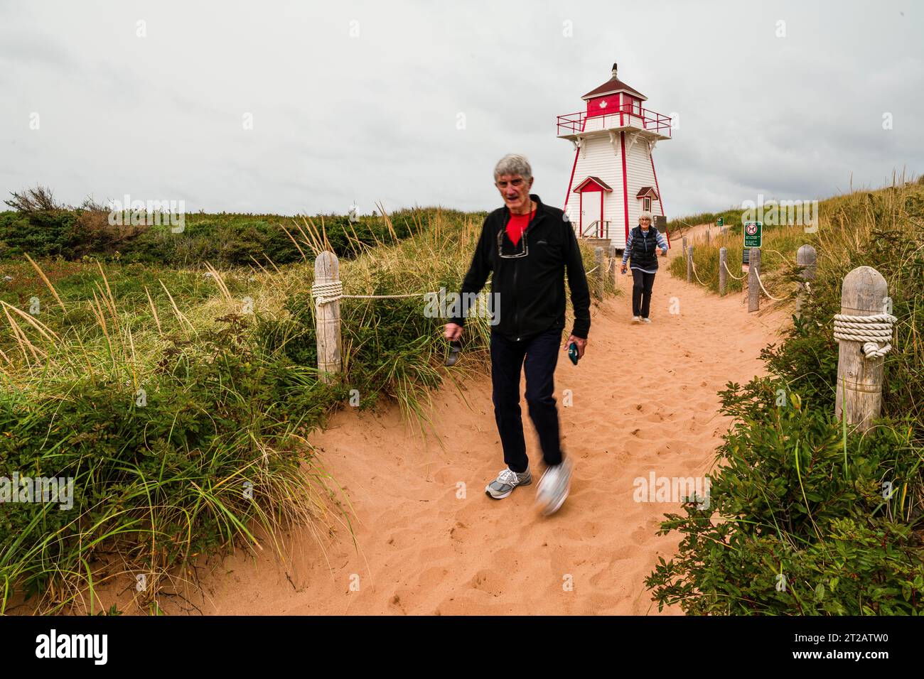 Faro di Covehead Harbour   Stanhope Bayshore, Prince Edward Island, CAN Foto Stock