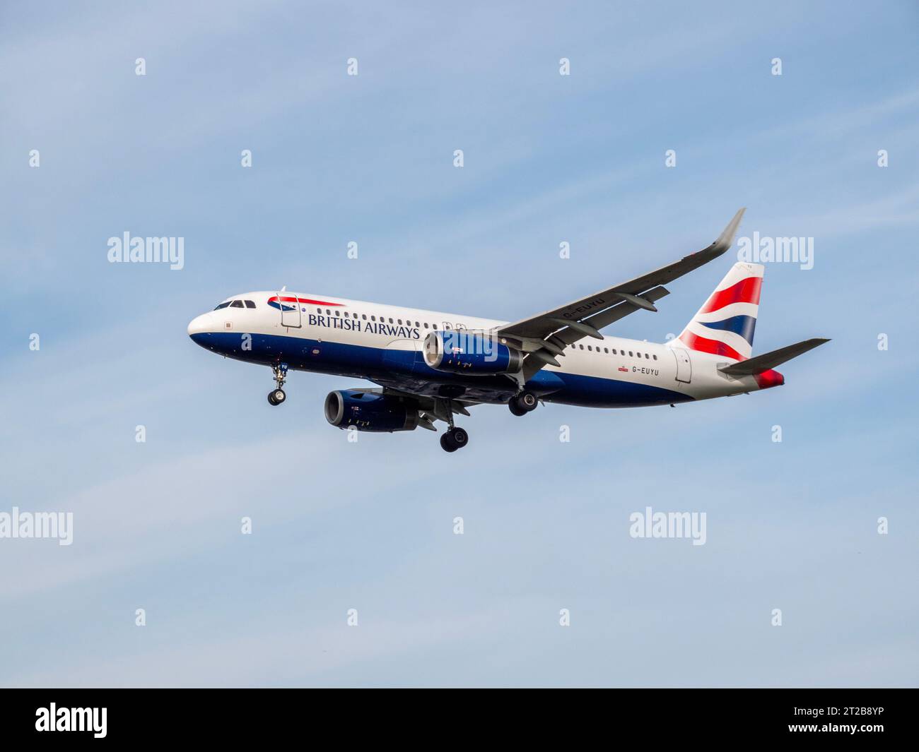 Aeroporto di Londra Heathrow Hounslow, Airbus 320-200 Foto Stock