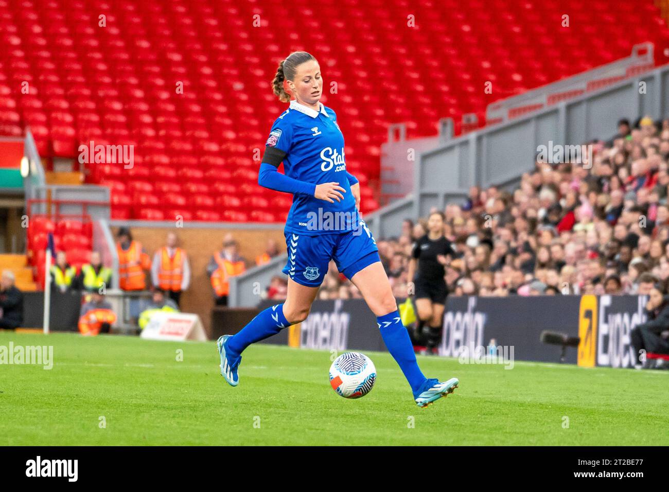 Liverpool FC contro Everton FC - Barclays Women's Super League LIVERPOOL, INGHILTERRA - 15 OTTOBRE 2023. Nelle immagini di gioco. Foto Stock