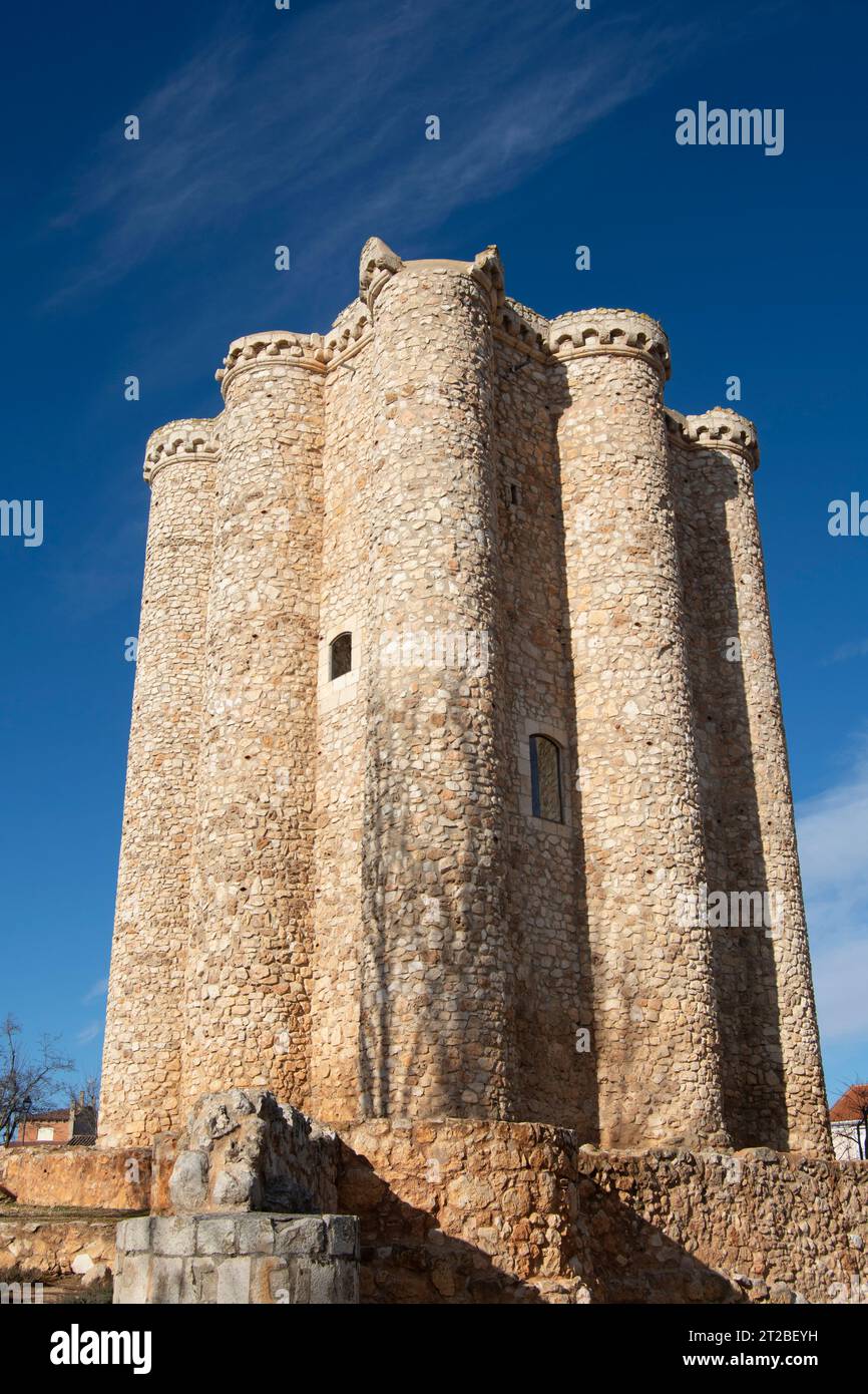 Castillo de Villarejo de Salvanés Foto Stock