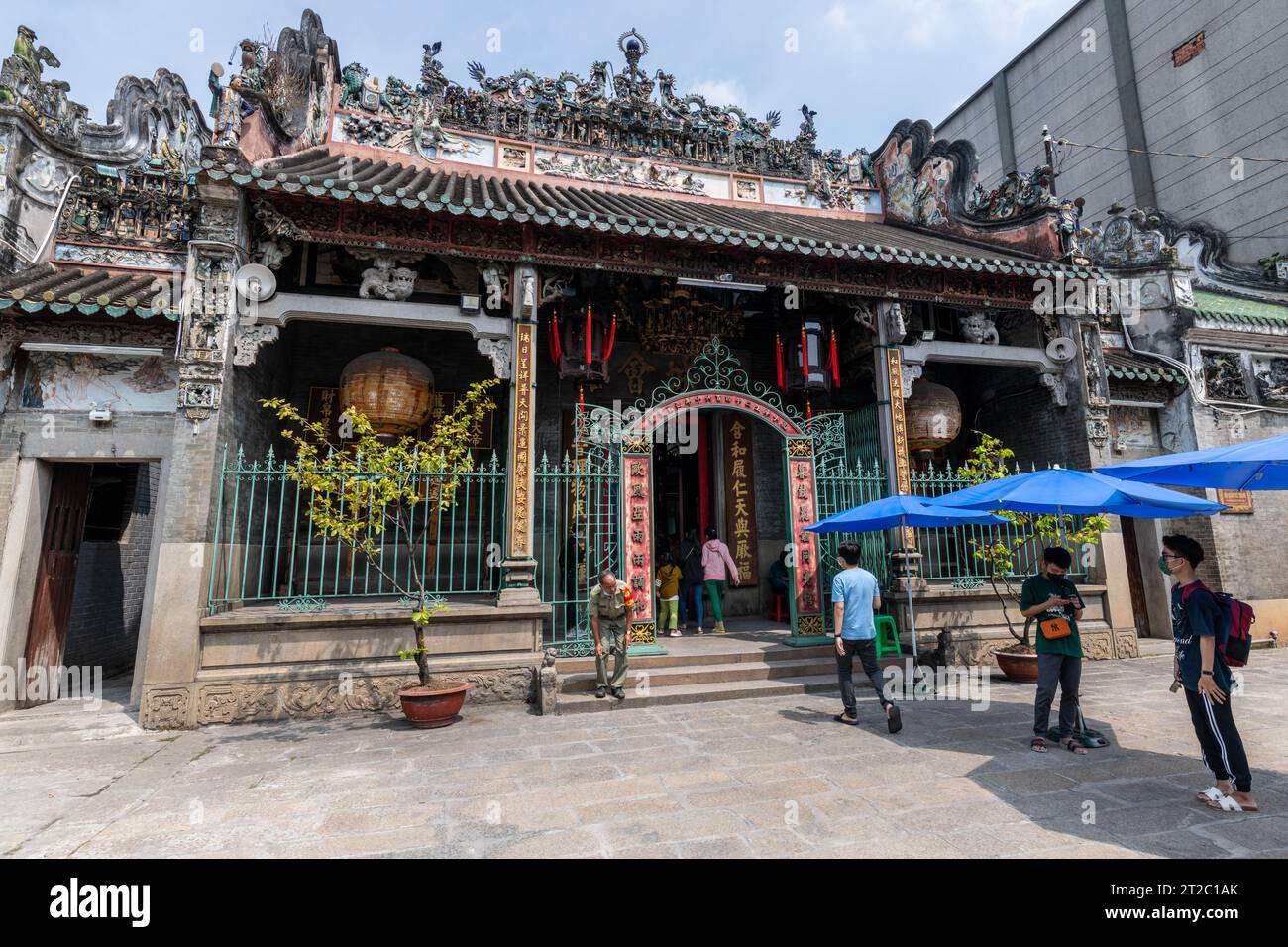 Tempio di BA Thien Hau, ho Chi Minh, Vietnam Foto Stock