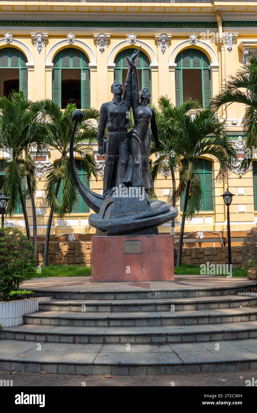 Central Post Office, Ho Chi Minh City, Vietnam Foto Stock