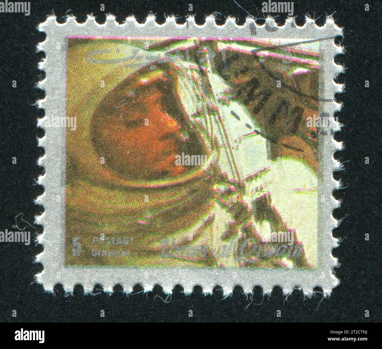 UMM AL-QUWAIN - CIRCA 1972: Timbro stampato da Umm al-Quwain, mostra Wally Schirra, circa 1972 Foto Stock