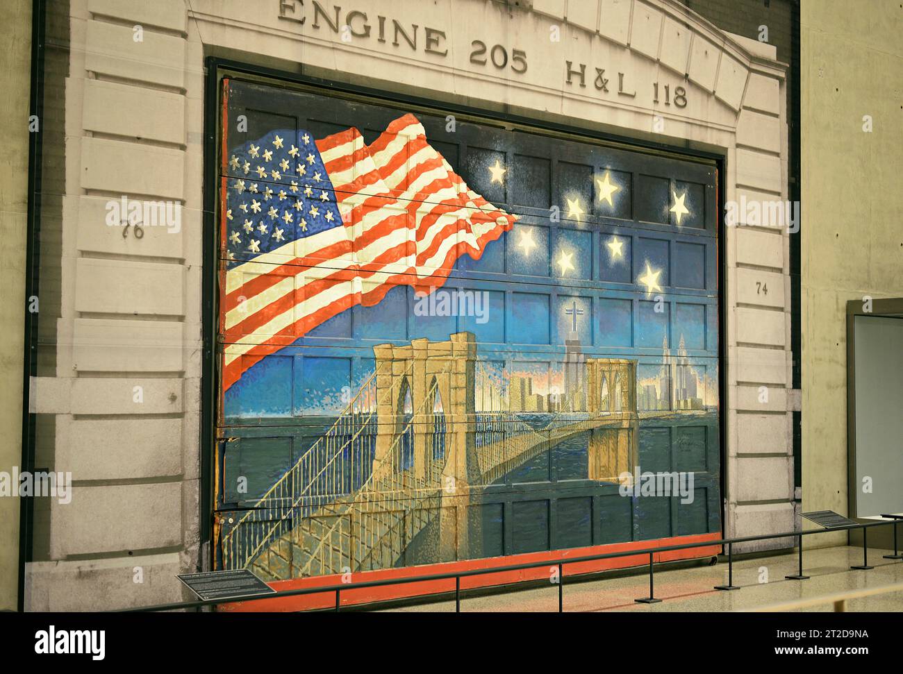 National September 11 Memorial and Museum, New York Foto Stock