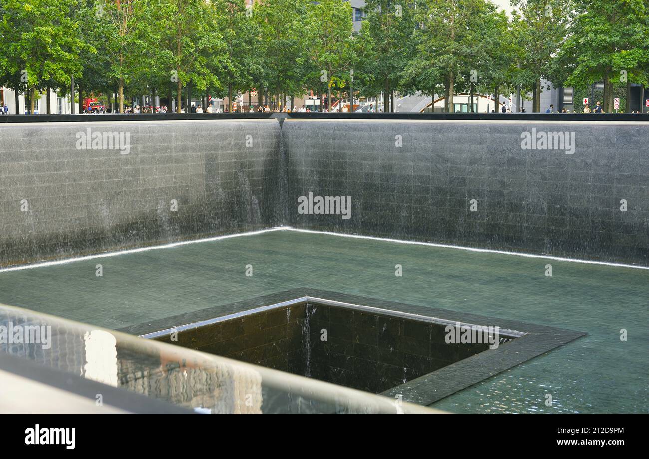 National September 11 Memorial and Museum, New York Foto Stock