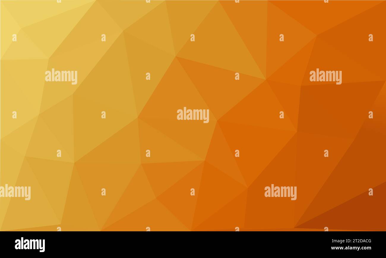 Motivo elemento poligono piatto sfondo sfumato arancione vibrante. Moderno modello di spazio di design astratto. Per banner, Web, decorazione, volantini, digitale Illustrazione Vettoriale