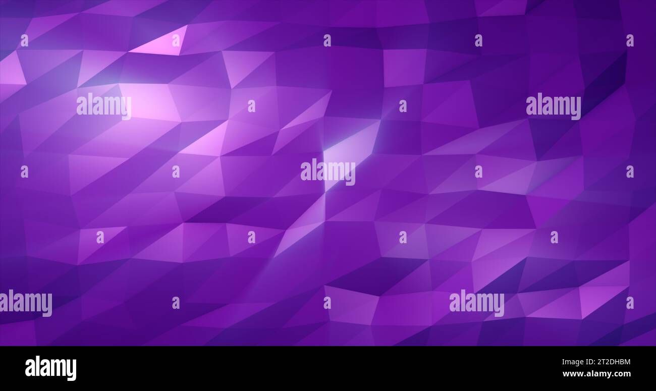 Astratto viola argento basso polytriangular sfondo mesh. Foto Stock