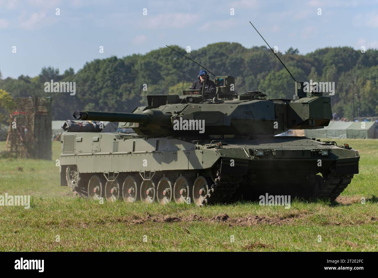 Leopard 2A7V Tank ai NATO Days 2023 a Ostrava, Repubblica Ceca Foto Stock