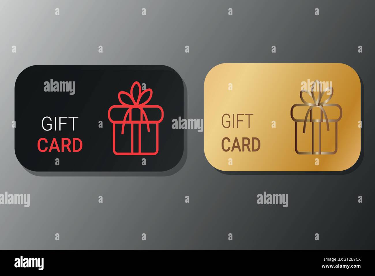 Carta fedeltà, regalo incentivo, raccogliere bonus, guadagnare premi, riscattare il regalo, win present, icona a linea mono vettoriale, illustrazione lineare, design di contorno Illustrazione Vettoriale