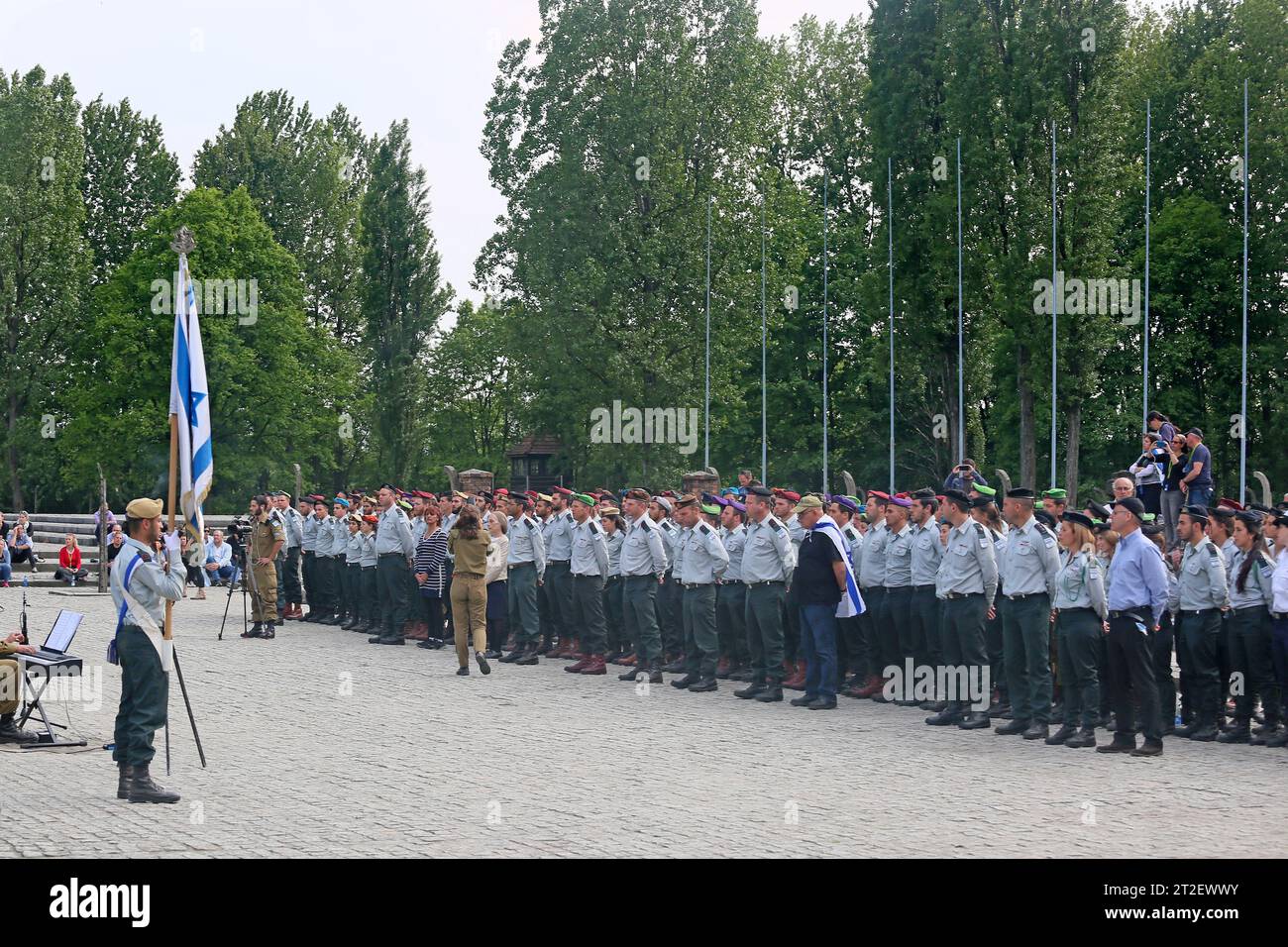 Auschwitz Birkenau, Polonia Foto Stock