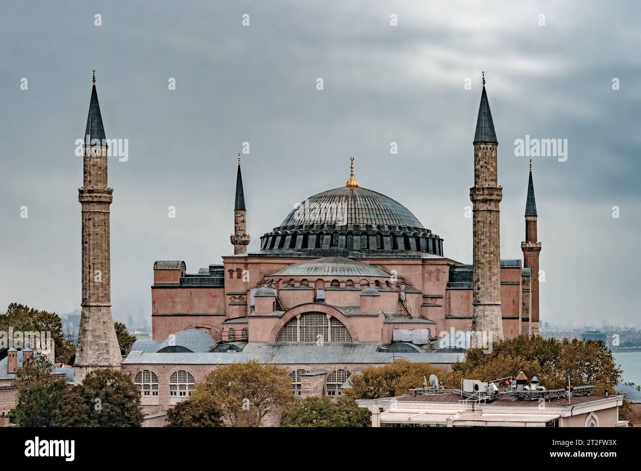 Greco-ortodossi cristiani basilica patriarcale (chiesa) Hagia Sophia. Di Istambul. Turchia Foto Stock