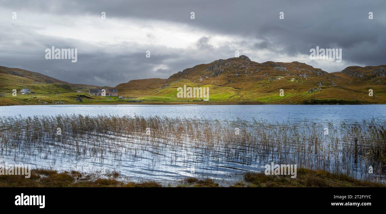 Loch Dailbeag, Isola di Lewis, Ebridi esterne, Scozia Foto Stock