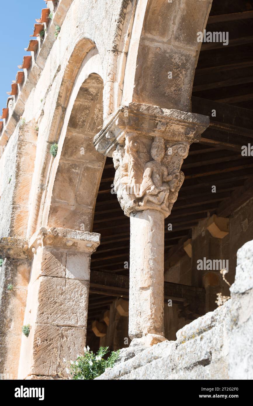 Sepulveda è un comune della Spagna situato nella provincia di Segovia, Castiglia e León. La città si trova vicino al Parco Nazionale Hoces del Rio Duratn, Foto Stock