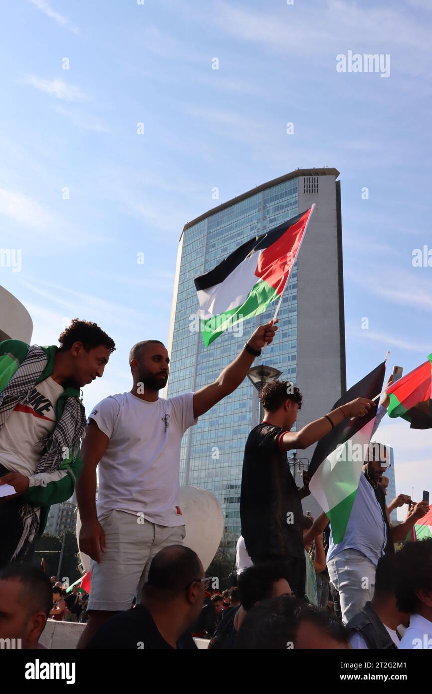 Palestina libera a Milano Foto Stock