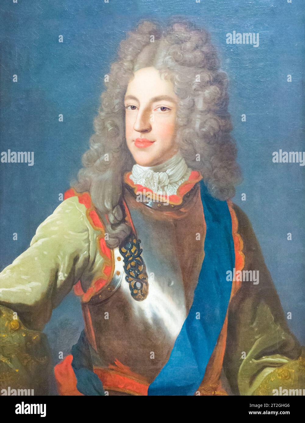 Principe James Francis Edward Stuart, studio di Alexis Simon Belle, circa 1712 Foto Stock