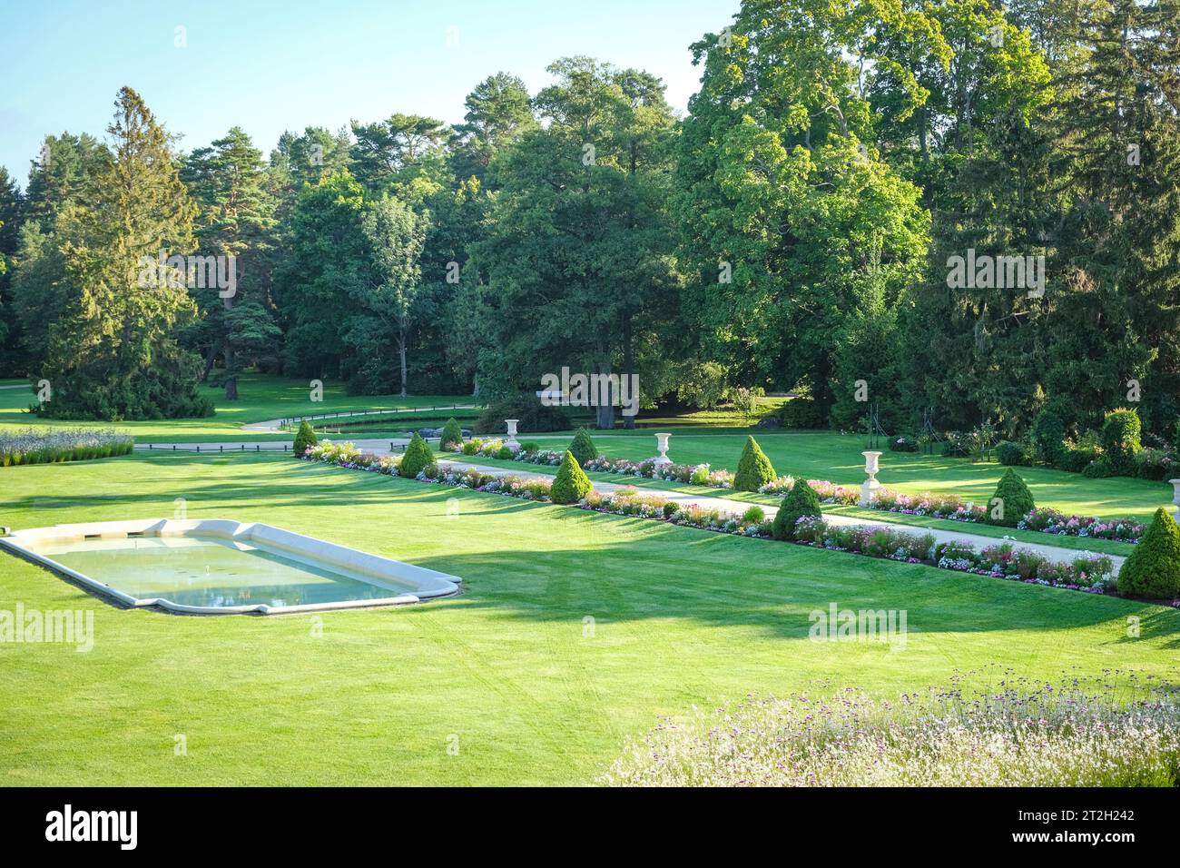 Giardino botanico a Palanga, Lituania Foto Stock