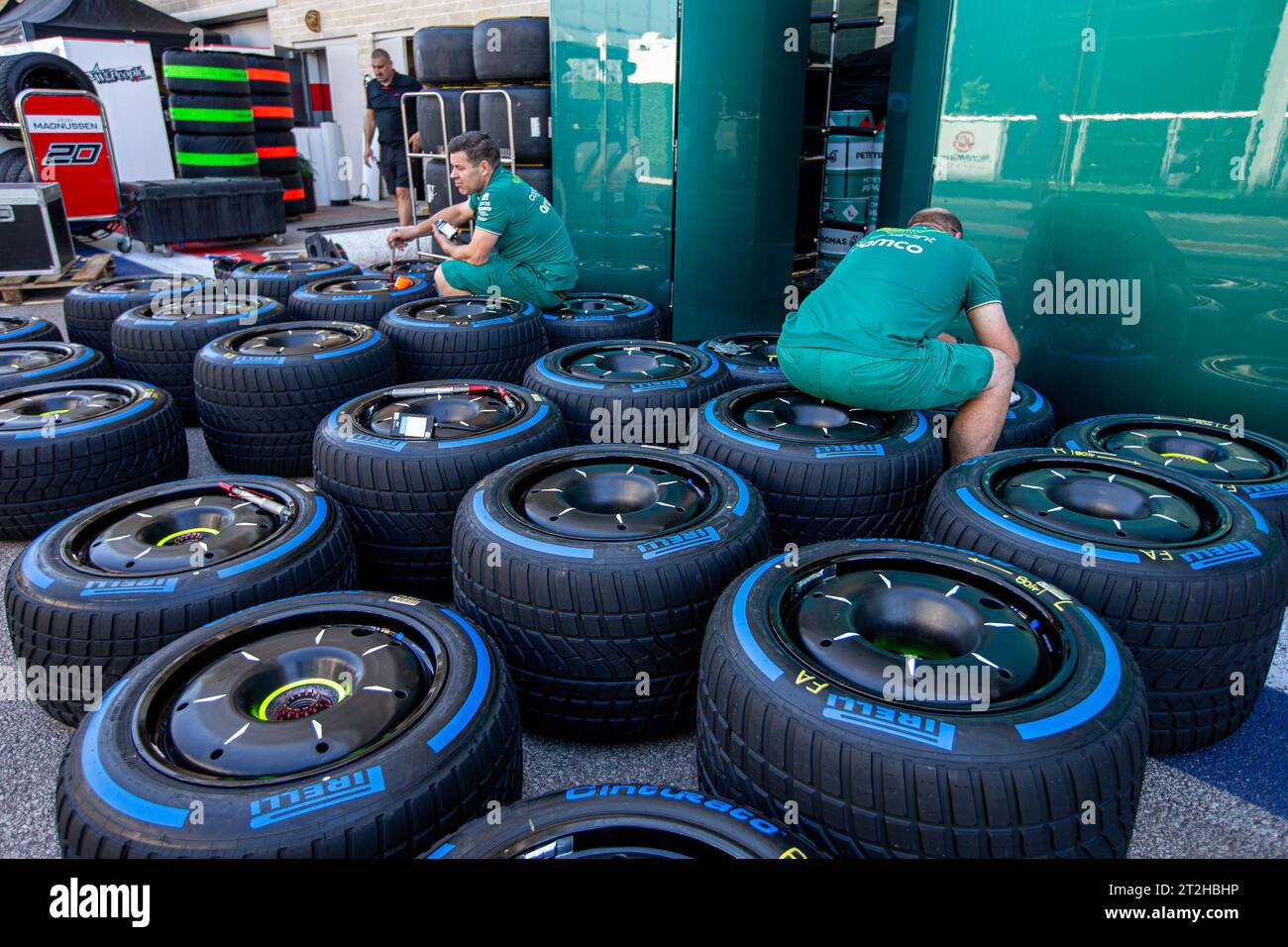 Austin, Texas, USA. 19 ottobre 2023. Durante LA FORMULA 1 LENOVO UNITED STATES GRAND PRIX 2023 - dal 19 ottobre al 22 ottobre 2023 Circuit of Americas, Austin, Texas, USA (Credit Image: © Alessio De Marco/ZUMA Press Wire) SOLO PER USO EDITORIALE! Non per USO commerciale! Foto Stock