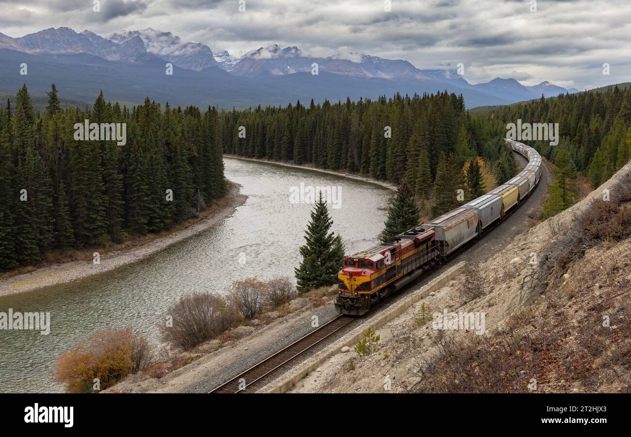 Banff and Jasper National Parak in Alberta, Canada Foto Stock