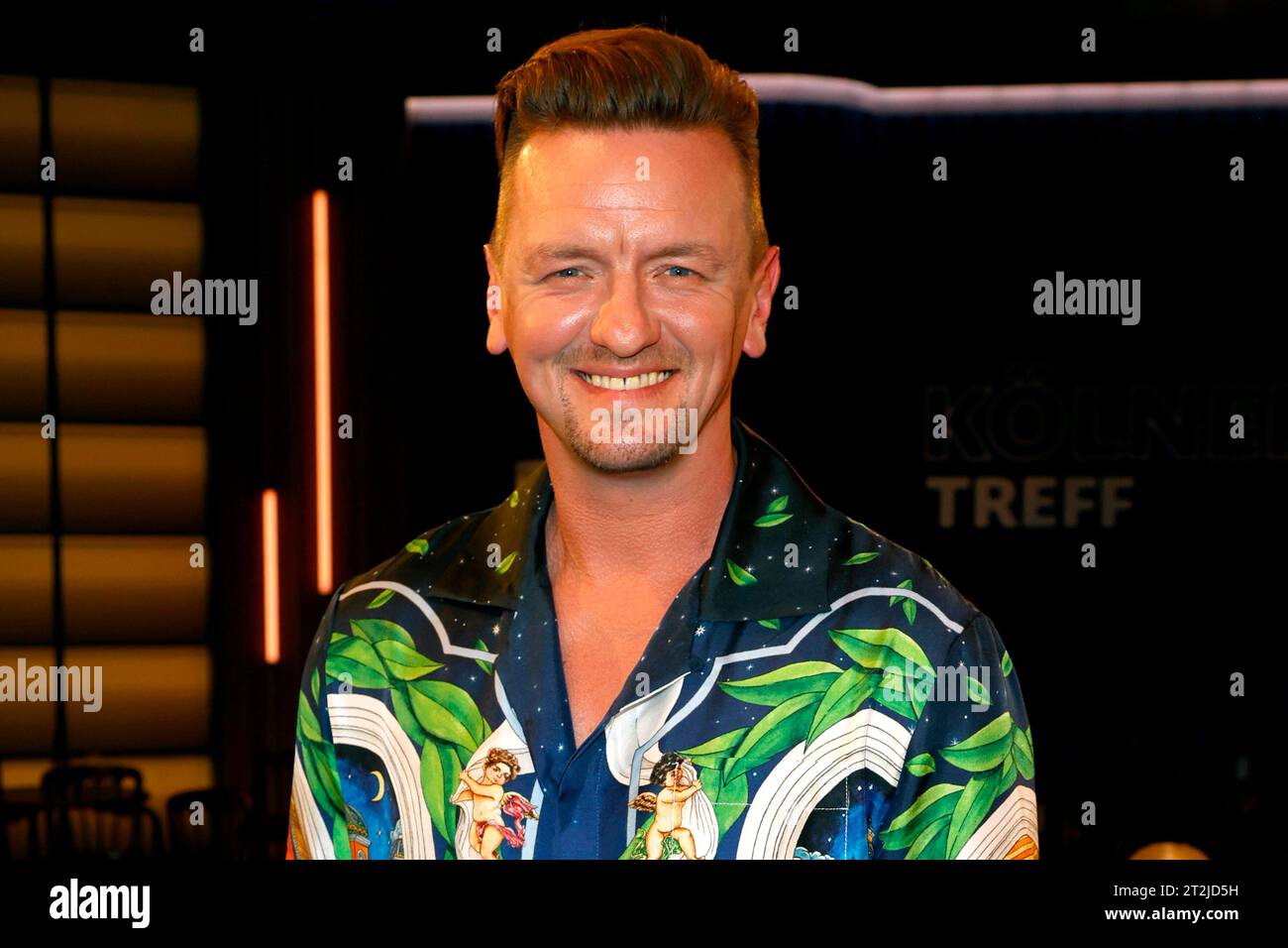 Ben Zucker bei der Aufzeichnung der ZDF-Talkshow Markus Lanz im Fernsehmacher Studio auf dem Phoenixhof. Amburgo, 19.10.2023 *** Ben Zucker alla registrazione del talk show ZDF Markus Lanz nel Fernsehmacher Studio al Phoenixhof Hamburg, 19 10 2023 foto:XT.xSchröerx/xFuturexImagex koelner_treff1910_3030 Credit: Imago/Alamy Live News Foto Stock