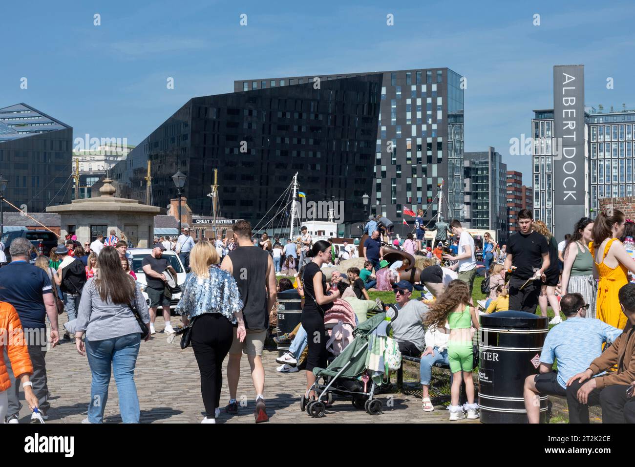 Albert Dock, Liverpool, maggio 2023 Foto Stock