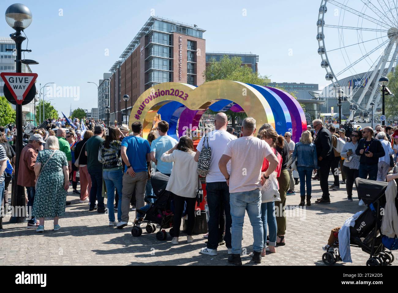Eurovision Song Contest, Liverpool, maggio 2023 Foto Stock