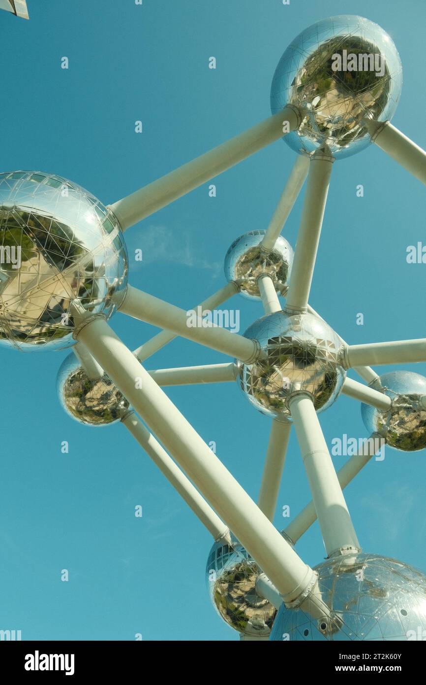 Atomium di Bruxelles Foto Stock