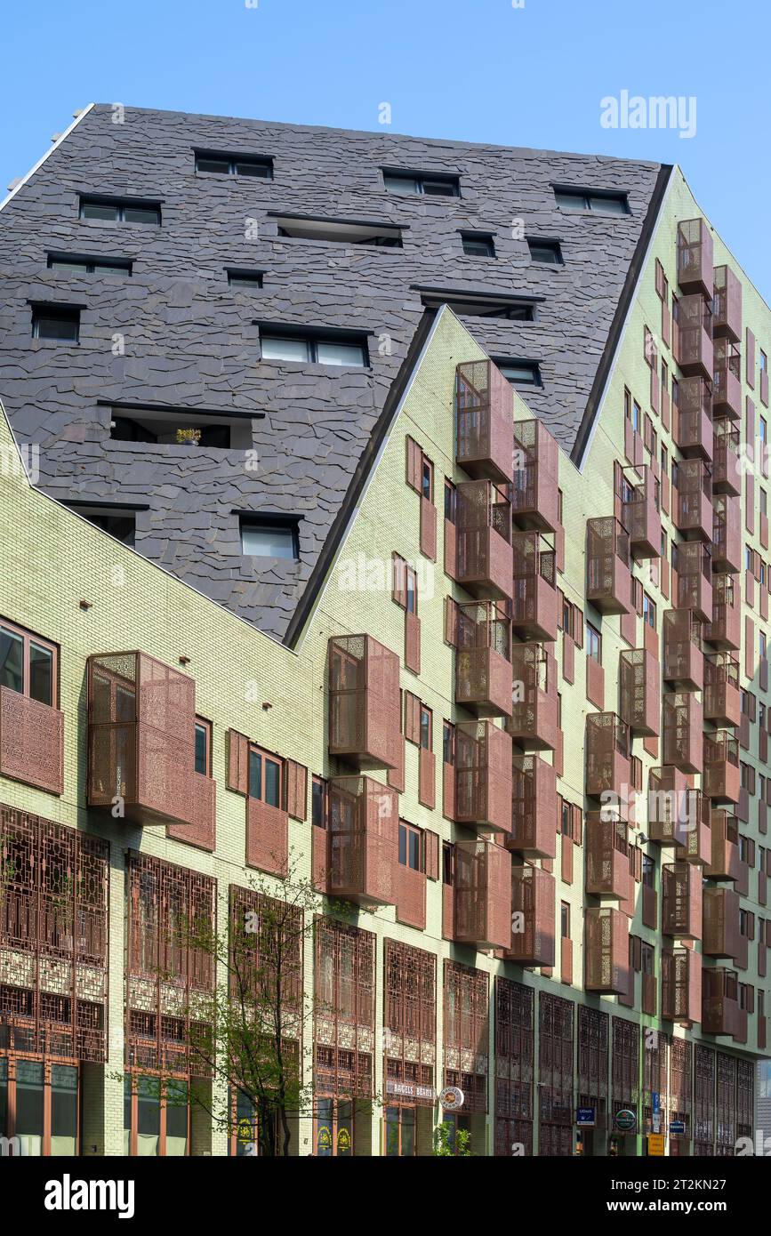 Amsterdam, Paesi Bassi - Appartamento Ijdok di Zeinstra van Gelderen Architects Foto Stock