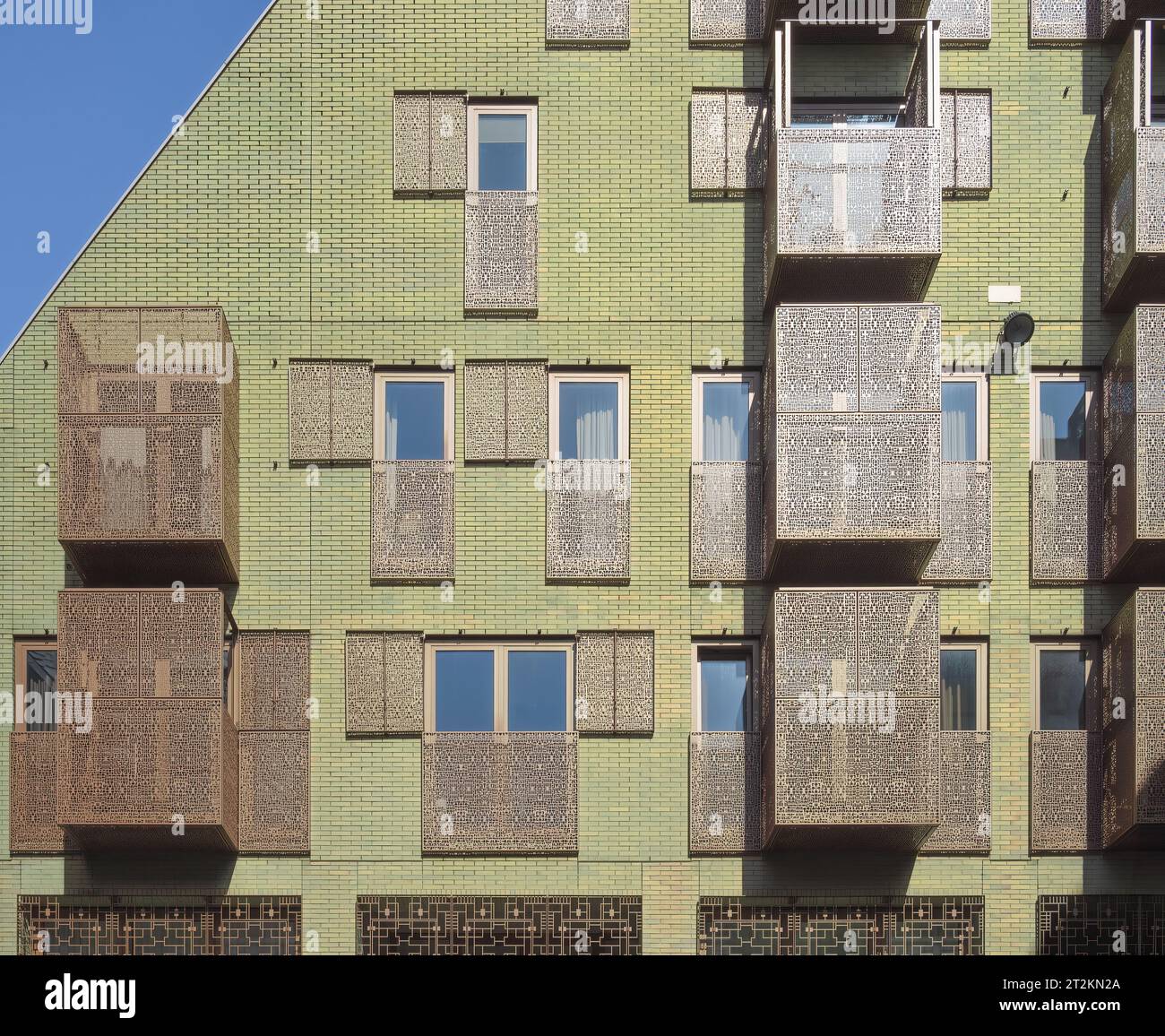 Amsterdam, Paesi Bassi - Appartamento Ijdok di Zeinstra van Gelderen Architects Foto Stock