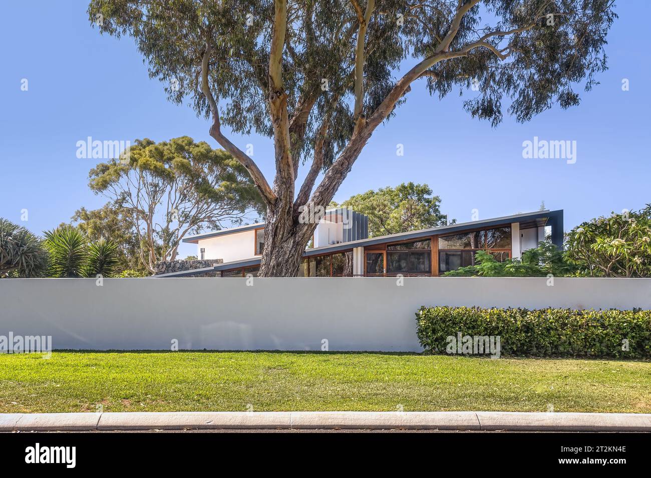 Perth, Australia - Schmidt-Lademann House by Iwan Iwanoff, esterno dalla strada Foto Stock